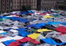 CNTE decide mantener plantón en el Zócalo y reforzarlo con más docentes