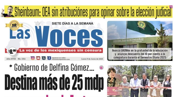 Sheinbaum: OEA sin atribuciónes para opinar sobre la elección judicial