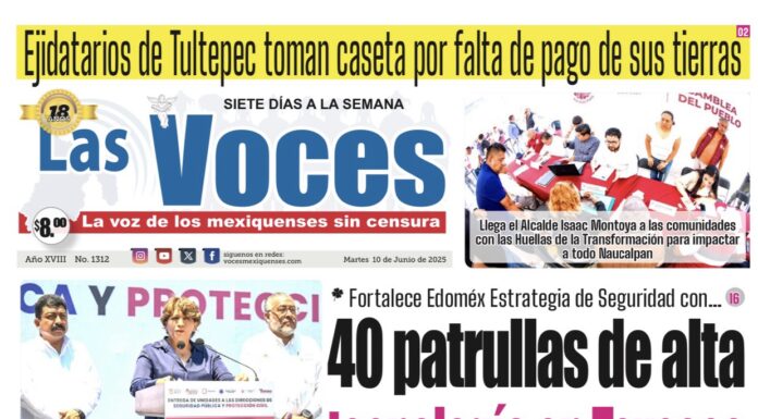 Ejidatarios de Tultepec toman caseta por falta de pago de sus tierras