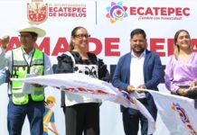Intensifica Azucena Cisneros trabajos de bacheo y repavimentación en Ecatepec con inversión histórica en maquinaria