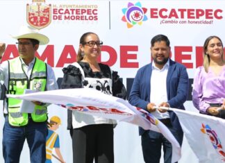Intensifica Azucena Cisneros trabajos de bacheo y repavimentación en Ecatepec con inversión histórica en maquinaria