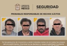 Detiene SSEM a cuatro personas por presuntos delitos contra la salud en Toluca