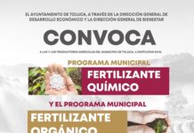 Impulsa Toluca productividad agrícola con convocatorias de fertilizantes para productores locales