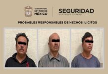 Detiene Secretaría de Seguridad a tres hombres por portación de arma prohibida en Texcoco