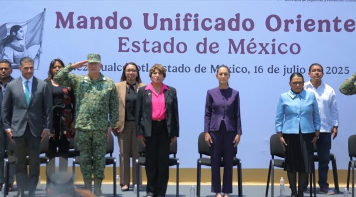 Histórica reducción del crimen en Ecatepec: Sheinbaum y Delfina presentan Mando Unificado Oriente
