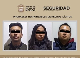 Detienen a tres personas por presuntos delitos contra la salud en Capulhuac