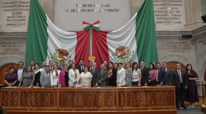 Destaca GPmorena avances legislativos en democracia, justicia y derechos sociales durante primer año de la LXII Legislatura mexiquense