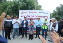 Supervisa Azucena Cisneros obras prioritarias en Ecatepec con recursos propios