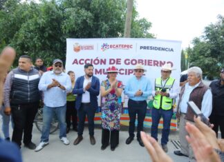 Supervisa Azucena Cisneros obras prioritarias en Ecatepec con recursos propios