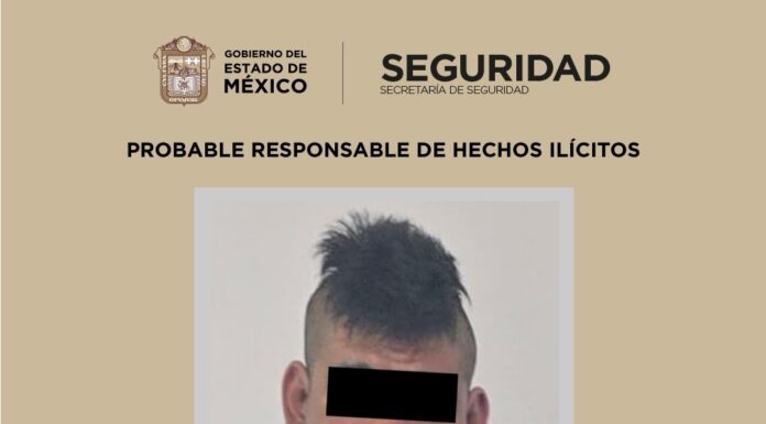 Policía de Género del Edoméx detiene a presunto agresor de mujer en Toluca tras rápida intervención