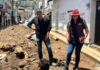 Supervisa presidenta Nancy Nápoles obras de rehabilitación vial en calles clave de Tenancingo