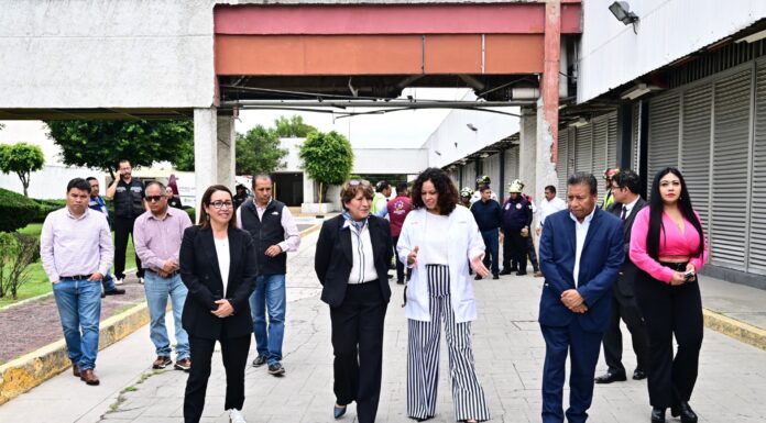 Gobernadora Delfina Gómez supervisa Centro Médico ISSEMYM Ecatepec tras incidente menor por fuga de vapor