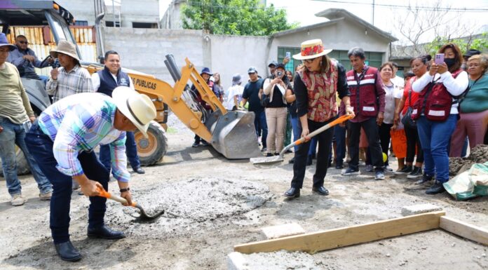 Ecatepec avanza con participación ciudadana: inicia pavimentación en El Charco y anuncia nueva Comunidad Nido en Tulpetlac
