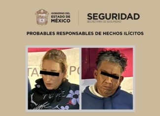 Detienen en Ecatepec a dos presuntos responsables de robo con violencia en transporte público
