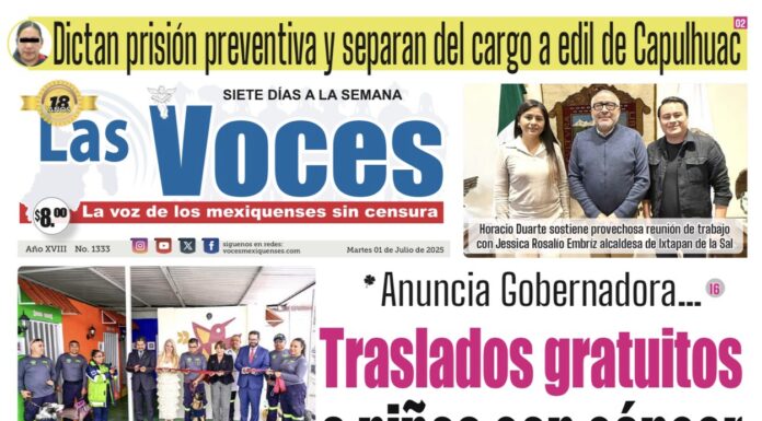 Dictan prisión preventiva y separan del cargo a edil de Capulhuac