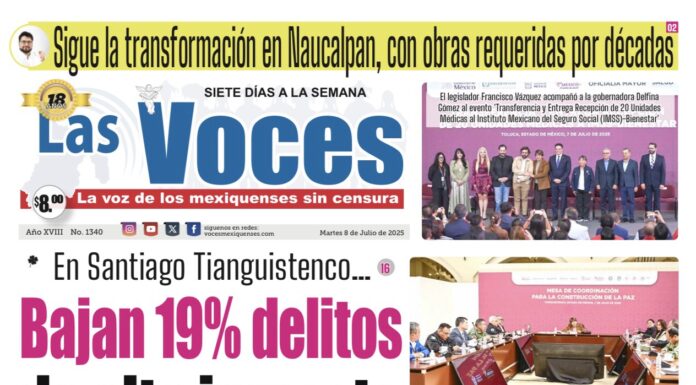 En Santiago Tianguistenco Bajan 19% delitos de alto impacto