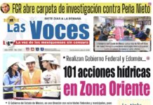 Realizan Gobierno Federal y Edoméx 101 acciones hídricas en Zona Oriente