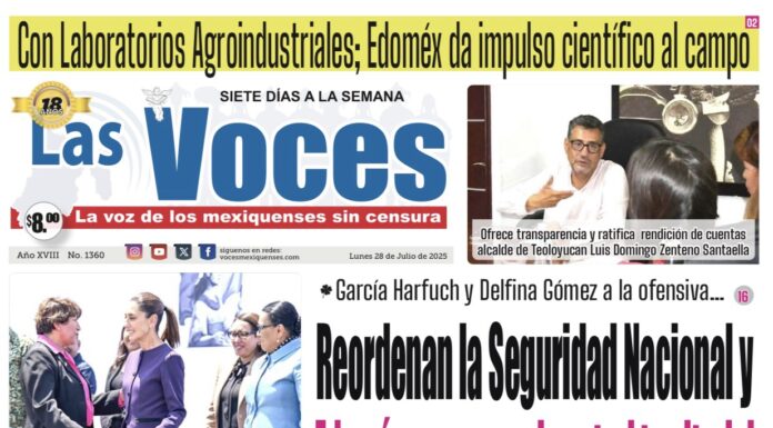 García Harfuch y Delfina Gómez a la ofensiva… Reordenan la Seguridad Nacional y Edoméx recupera el control territorial