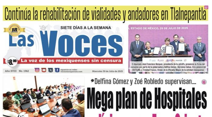 Delfina Gómez y Zoé Robledo supervisan Mega plan de Hospitales y clínicas para Zona Oriente