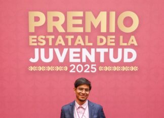 Joven de Nezahualcóyotl gana Premio Estatal de la Juventud 2025 con proyecto que convierte residuos en fertilizante