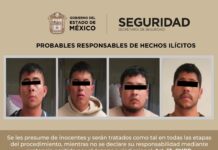 Detienen a cuatro hombres tras persecución armada en Naucalpan; estarían vinculados a robo de vehículos y narcomenudeo
