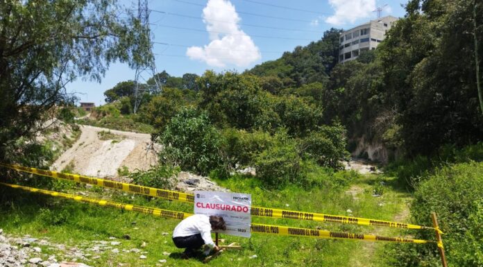 Clausura PROPAEM tiradero a cielo abierto en Naucalpan por presunta contaminación ambiental