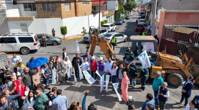 Arranca obra clave de repavimentación en Lomas de Atizapán