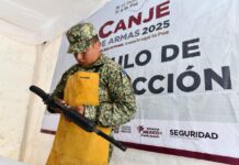 Destruyen 826 armas y casi 70 mil cartuchos en el Estado de México con programa Canje de Armas 2025
