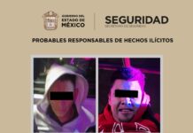 Asegura SSEM camioneta robada tras persecución y detiene a dos presuntos responsables en Tultitlán