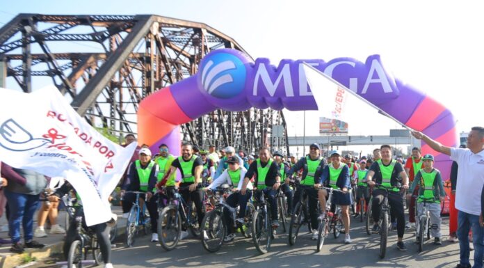 Rodada por la Paz reúne a mil personas en Ecatepec