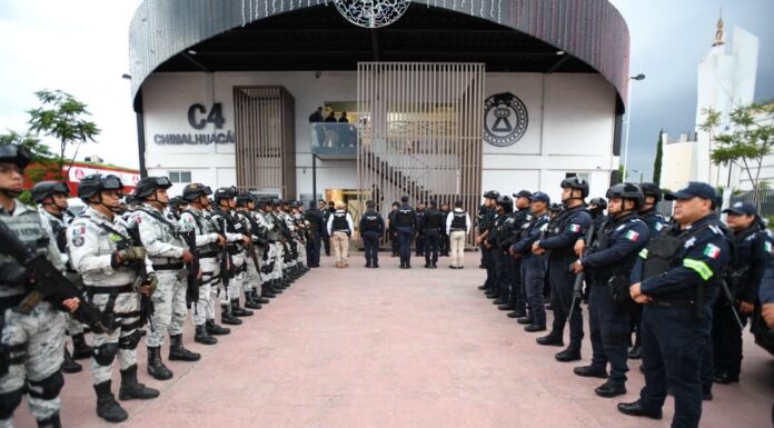 Refuerzan Mando Unificado en Ecatepec y Chimalhuacán; aseguran más de 100 armas en cinco meses