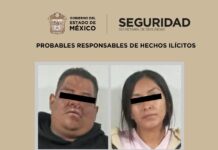Detienen en Chimalhuacán a dos personas por extorsión