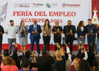 Más de 122 empresas ofrecen mil 100 vacantes en la Feria del Empleo 2025 en Ecatepec