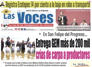 En San Felipe del Progreso Entrega GEM más de 200 mil crías de carpa a productores