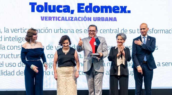 Toluca recibe premio nacional por su modelo de Ciudad Inteligente