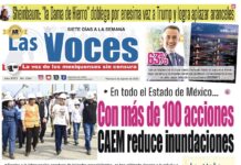 En todo el Estado de México Con más de 100 acciones CAEM reduce inundaciones