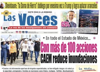 En todo el Estado de México Con más de 100 acciones CAEM reduce inundaciones