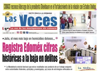 Julio, el mes más bajo en homicidios dolosos, Registra Edoméx cifras históricas a la baja en delitos