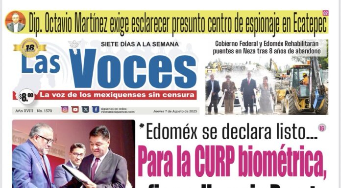 Edoméx se declara listo Para la CURP biométrica, afirma: Horacio Duarte