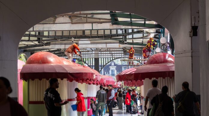 Ponen “guapas” las alacenas de Toluca con limpieza, pintura e iluminación renovada