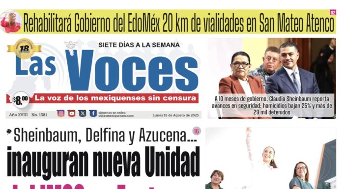 Sheinbaum, Delfina y Azucena inauguran nueva Unidad del IMSS en Ecatepec