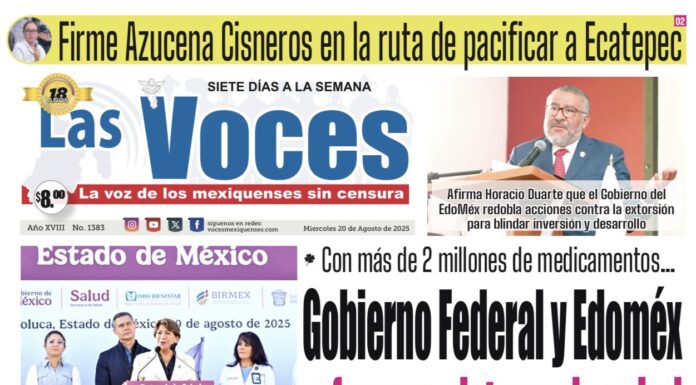 Con más de 2 millones de medicamentos Gobierno Federal y Edoméx refuerzan sistema de salud