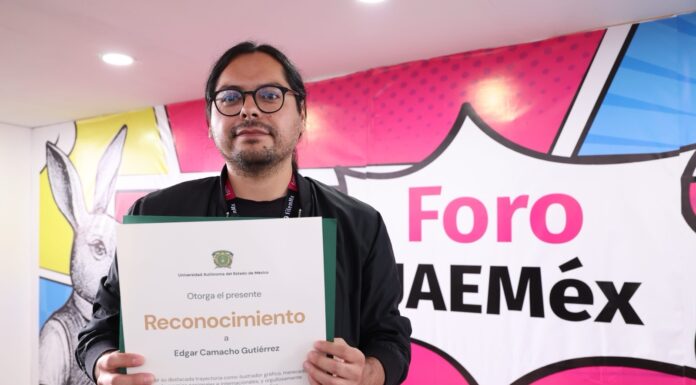 UAEMéx rinde homenaje a Edgar Camacho, referente de la novela gráfica para infancias y juventudes