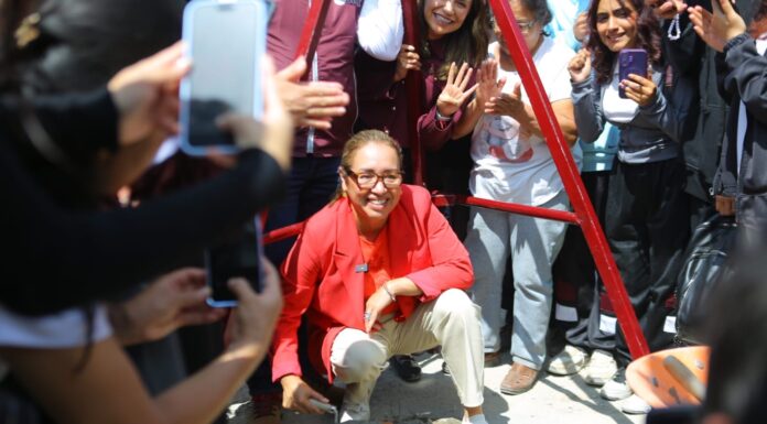 Colocan primera piedra del CBTIS 295 en Ecatepec: educación y seguridad, ejes del desarrollo