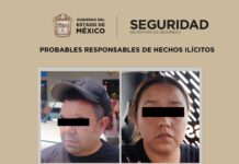 Aseguran vehículo ligado a robo con violencia en Cuautitlán; dos personas fueron detenidas