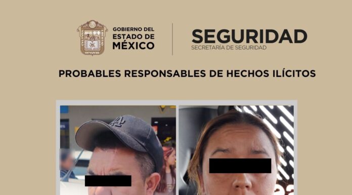 Aseguran vehículo ligado a robo con violencia en Cuautitlán; dos personas fueron detenidas