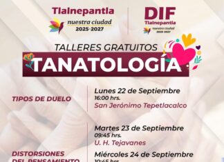 DIF Tlalnepantla impartirá talleres gratuitos de tanatología