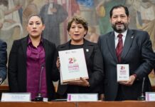 Gobernadora Delfina Gómez entrega Segundo Informe de Labores al Congreso mexiquense