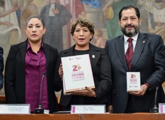 Gobernadora Delfina Gómez entrega Segundo Informe de Labores al Congreso mexiquense