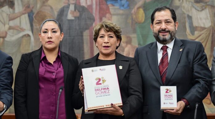 Gobernadora Delfina Gómez entrega Segundo Informe de Labores al Congreso mexiquense